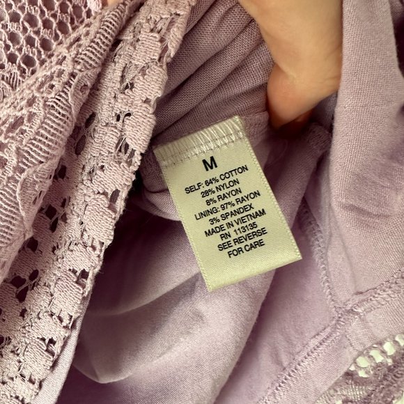 Short Sleeve Lace Blouse - Picture 3 of 5